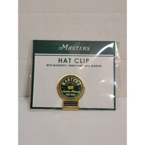 Masters Augusta National Golf Hat Clip & Removable Ball Marker New